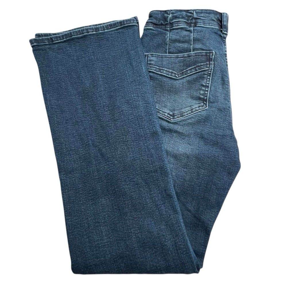 Pilcro Anthropologie Womens 27 The Demilune Boot Dark Wash Mid Rise Denim Jeans‎